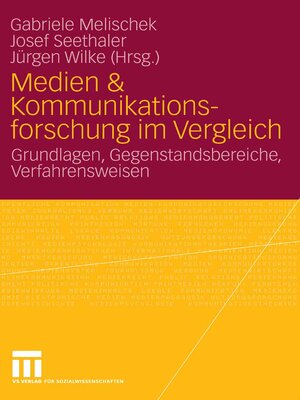 cover image of Medien & Kommunikationsforschung im Vergleich
